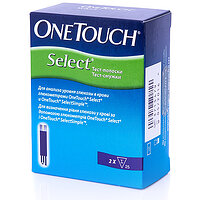 Тест-полоски One Touch Select, 25 шт.