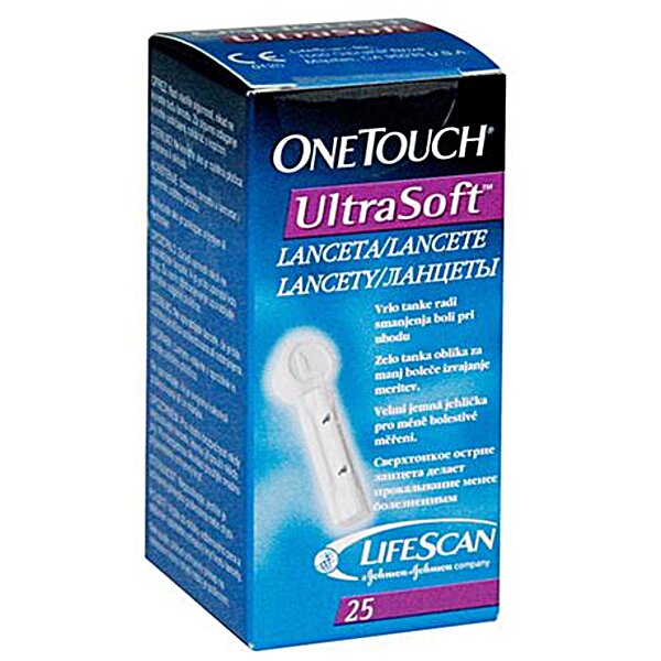 Ланцеты One Touch Ultra Soft, 25 шт. 