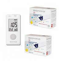 АКЦИЯ! Глюкометр Bionime Rightest GM 100 + 2 упаковки тест-полосок №50 GS300 в комплекте!