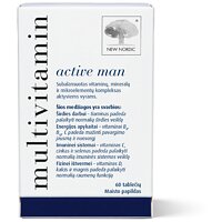 New Nordic Multivitamin for Men (A, C, E, B, цинк, калій, магній, кальцій) 60 таблеток