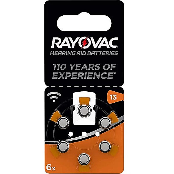 Батарейки Rayovac Extra Advanced (13) блистер (6 шт) 