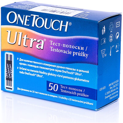 Тест-полоски One Touch Ultra, 25 шт. - купить в Киеве и Украине | Цена ...