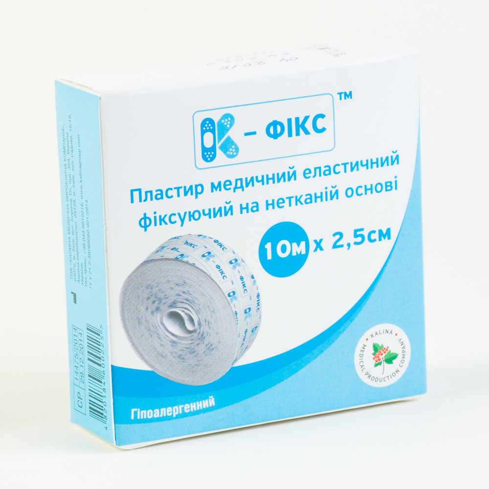 Пластырь эластичный фиксирующий на нетканной основе К-фикс 10м х 2,5см ...