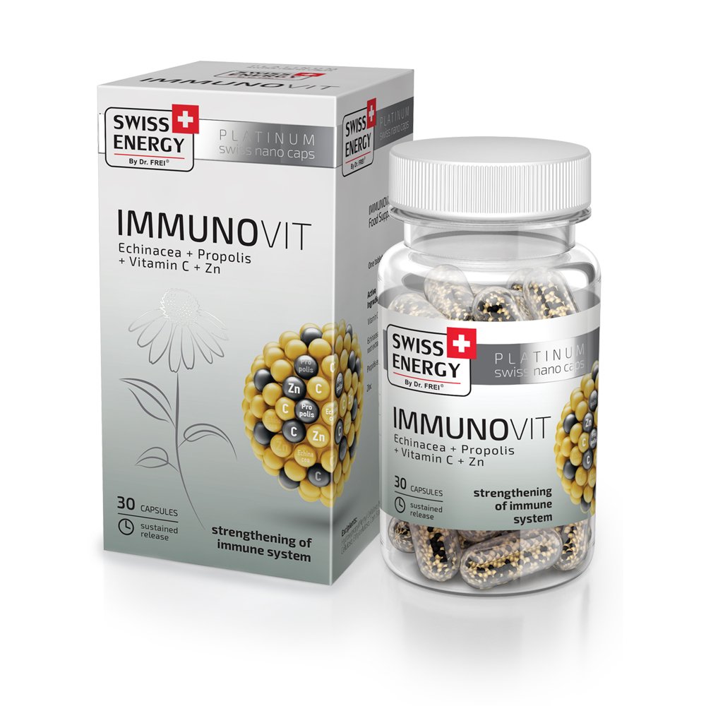 Витамины в капсулах ImmunoVit №30 Swiss Energy - купить в Киеве и ...