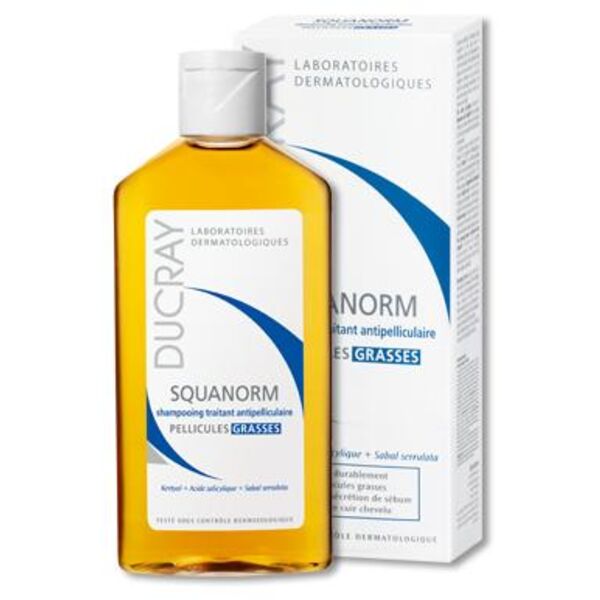Ducray Squanorm (Дюкрей Скванорм) Шампунь от жирной перхоти 200 мл ...