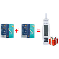 Акційний набір! Глюкометр LONGEVITA Smart + Тест-смужки 100шт (2 * 50шт)