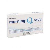 Контактні лінзи високої чіткості зору Morning Q 55 UV (уп. 6 шт) , metafilcon A 55%