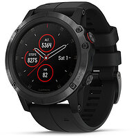 Спортивные часы 5X Plus Sapphire Black с черным ремешком Garmin