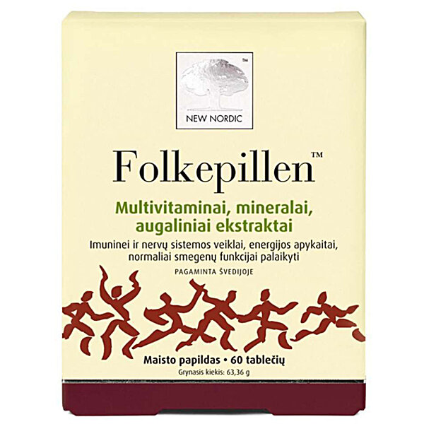 New Nordic Витамины для иммунной системы Folkepillen 60 таблеток