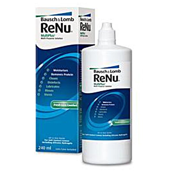 Многофункциональный раствор для контактных линз Renu Multi Plus, 240 мл