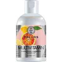 Мультивітамінний енергетичний шампунь Dallas Multivitamin з екстрактом женьшеню і маслом авокадо 1 л