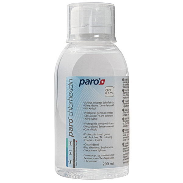 Ополіскувач для порожнини рота paro chlorhexidin 012% 200мл Paro Swiss