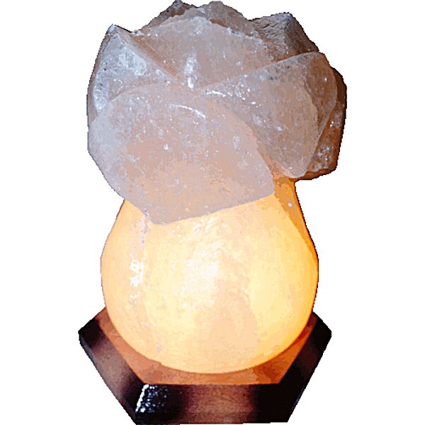 Соляной светильник "Роза" (3-4 кг), "Артёмсоль"