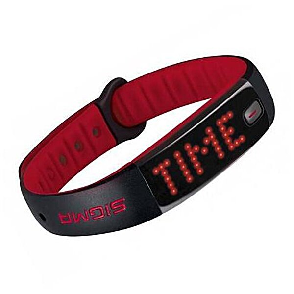 Фитнес-браслет Sigma Activo Черный/Красный