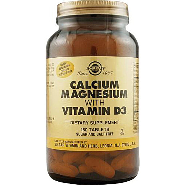 Кальций-Магний с витамином D3 (Calcium, Magnesium, D3) Солгар №150