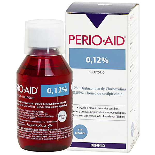 Ополіскувач антисептичний PERIO-AID 0.12% DENTAID, 150 мл