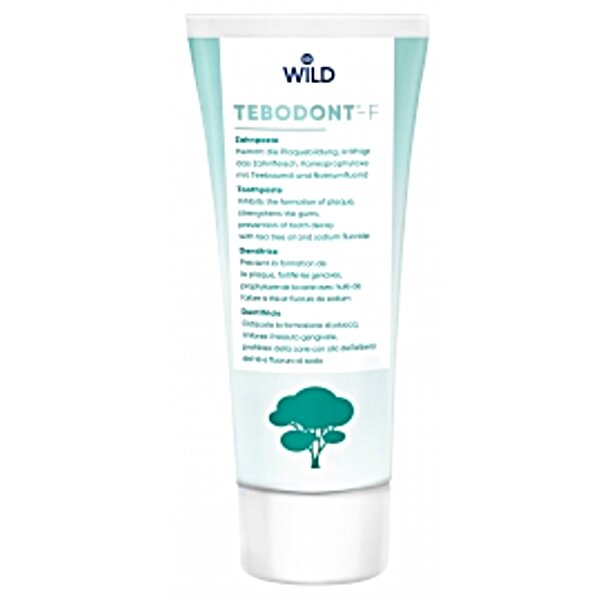 Зубна паста з маслом чайного дерева TEBODONT - F 75мл , Wild - Pharma
