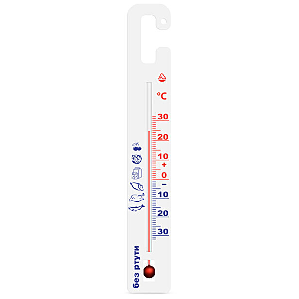 Термометр на холодильник ТБ-3М1 исп.7 с крючком Стеклоприбор