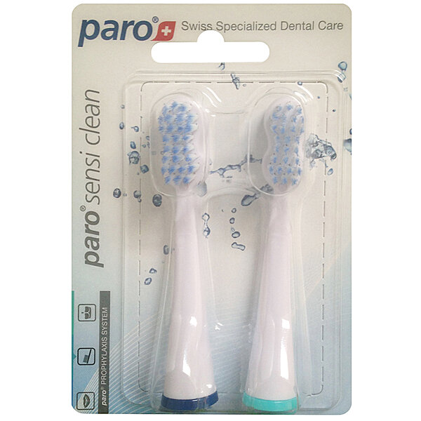 Сменные щетки paro® sonic sensi-clean Paro Swiss, 2шт.