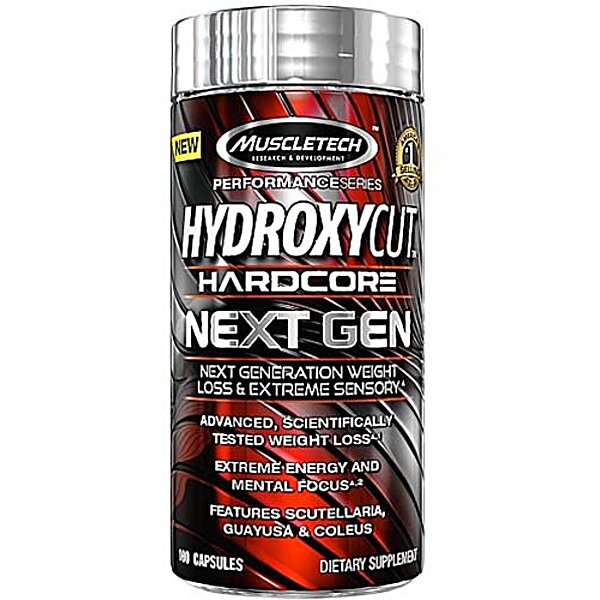 Жиросжигатель Hydroxycut Hardcore Next Gen Muscletech 180 капc