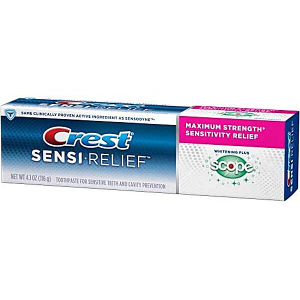 Зубна паста Crest Sensitivity Clinical + Sensi Relief SENSI - WHITE W / SCOPE , 116 г