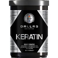 Крем-маска для волосся Dallas Keratin Professional Treatment з кератином і екстрактом молочного протеїну 1 л