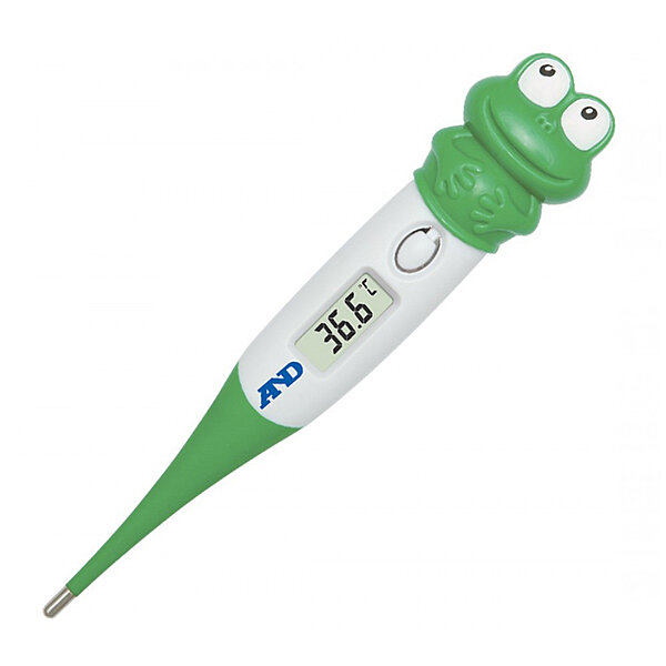 Термометр електронний дитячий з ковпачком у вигляді жабеняти DT- 624F AND