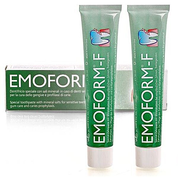 Спеціальна зубна паста EMOFORM - F 50 мл, Wild- Pharma