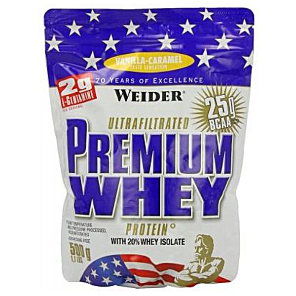 Протеин Premium Whey Ваниль-карамель WEIDER 500 гр