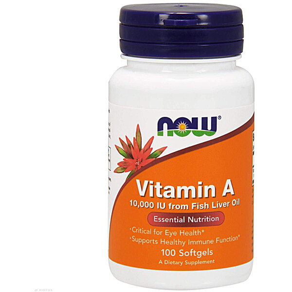 Now Foods Витамин А 10000 МЕ 100 капсул - купить в Киеве и Украине ...