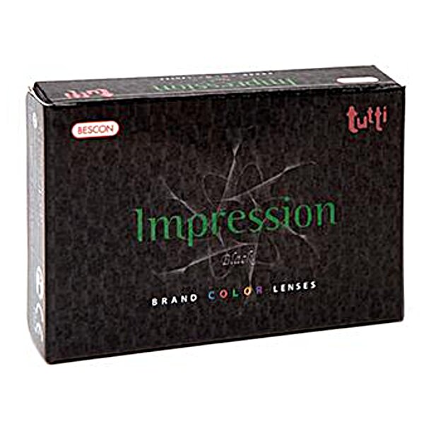 Цветные контактные с оригинальным эффектом Tutti Impression Black 1 линза, polymacon 38%, Bescon                                                              