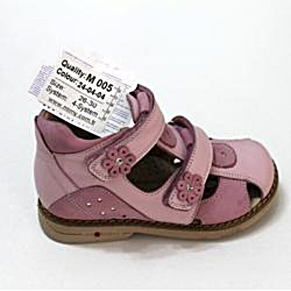 Дитячі ортопедичні туфлі для дівчаток Mimy арт.M 005 , мод. 24-04-04 , ( Туреччина )