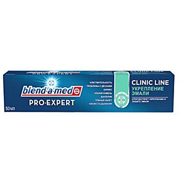 Зубна паста Blend -A- Med Pro - Expert Clinic Line , Зміцнення емалі , 50 мл