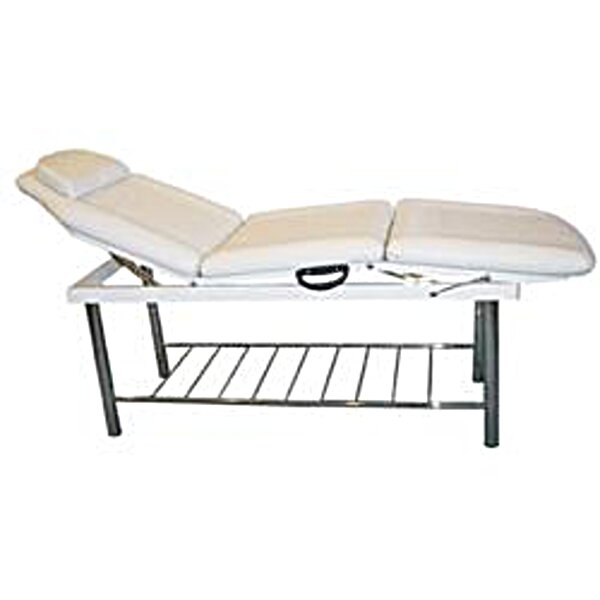 Стаціонарний металический масажний стіл - кушетка косметологічна КО -6 ( УМС )