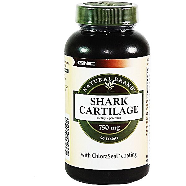 Добавка Акулячий Хрящ (хондроїтин) Shark Cartilage GNC 90 таб