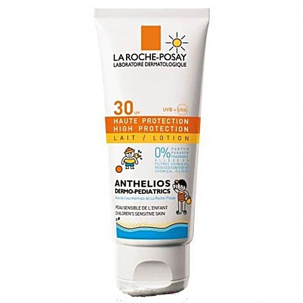La Roche-Posay Anthelios Dermo-Pediatrics (Ля Рош Позе Антелиос Дермо-Педиатрикс) Солнцезащитное молочко SPF-30+ для чувствительной кожи детей 100 мл