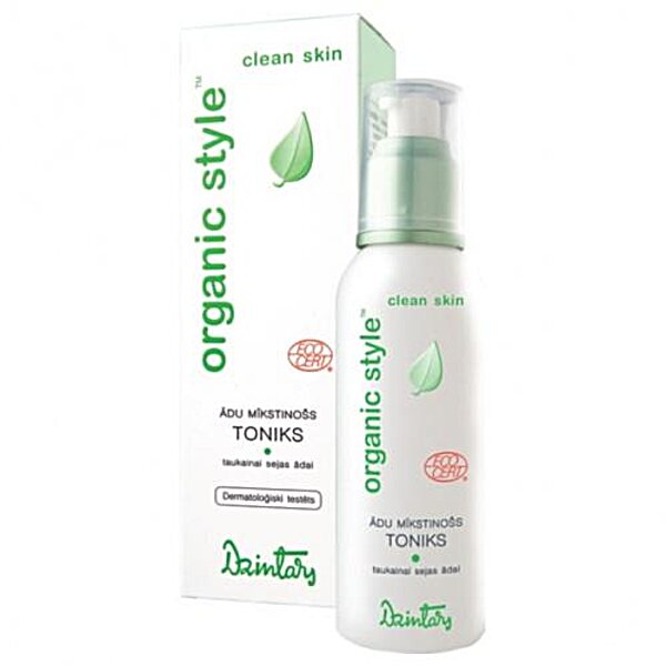 Dzintars Organic Style clean skin ( Дзінтарс Органік Стайл Клин Скін ) Смягчающий шкіру тонік для жирної шкіри обличчя 150 мл