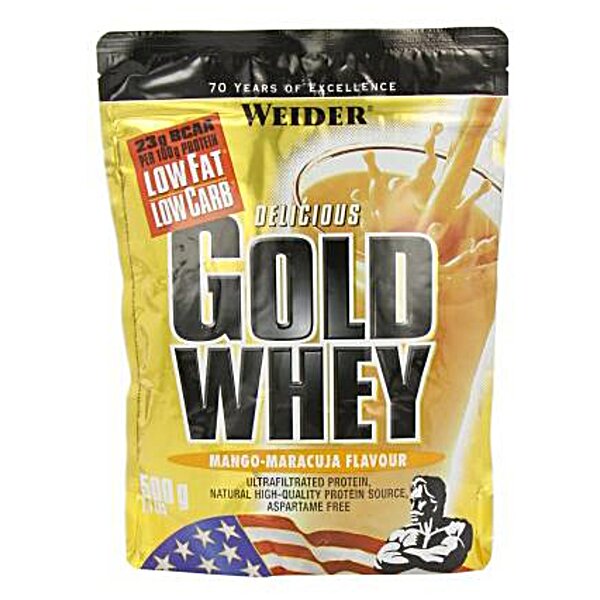 Протеїн Gold Whey Манго - маракуйя WEIDER 500 гр