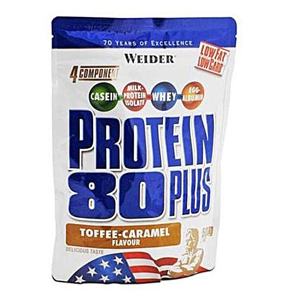 Протеїн Protein 80+ Тоффи - карамель WEIDER 500 гр