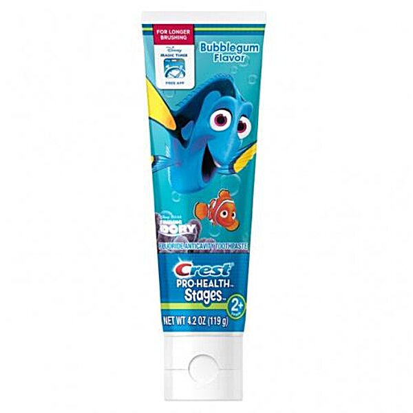 Детская зубная паста Crest 4,2 oz  Kids Dory and Nemo, 119 г