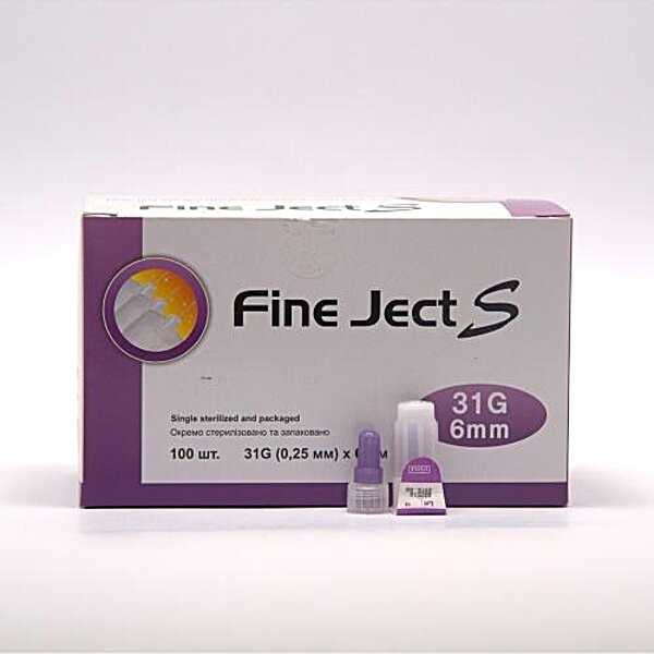 Инсулиновые иглы Fine Ject (Файн Джект) 6 мм