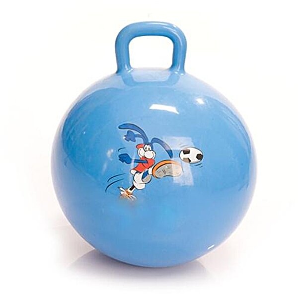 Гімнастичний м'яч з ручкою M - 360 ( блакитний ) 60 см Тривес