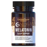 Мелатонін 3 мг капсули №60 Голден Фарм