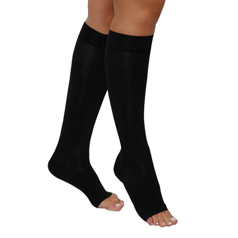 Компрессионные гольфы 1 класс Aurafix AV-100 с открытым носком ...