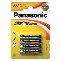 Батарейки Panasonic ALKALINE POWER AAA (LR03) 4 шт./уп.