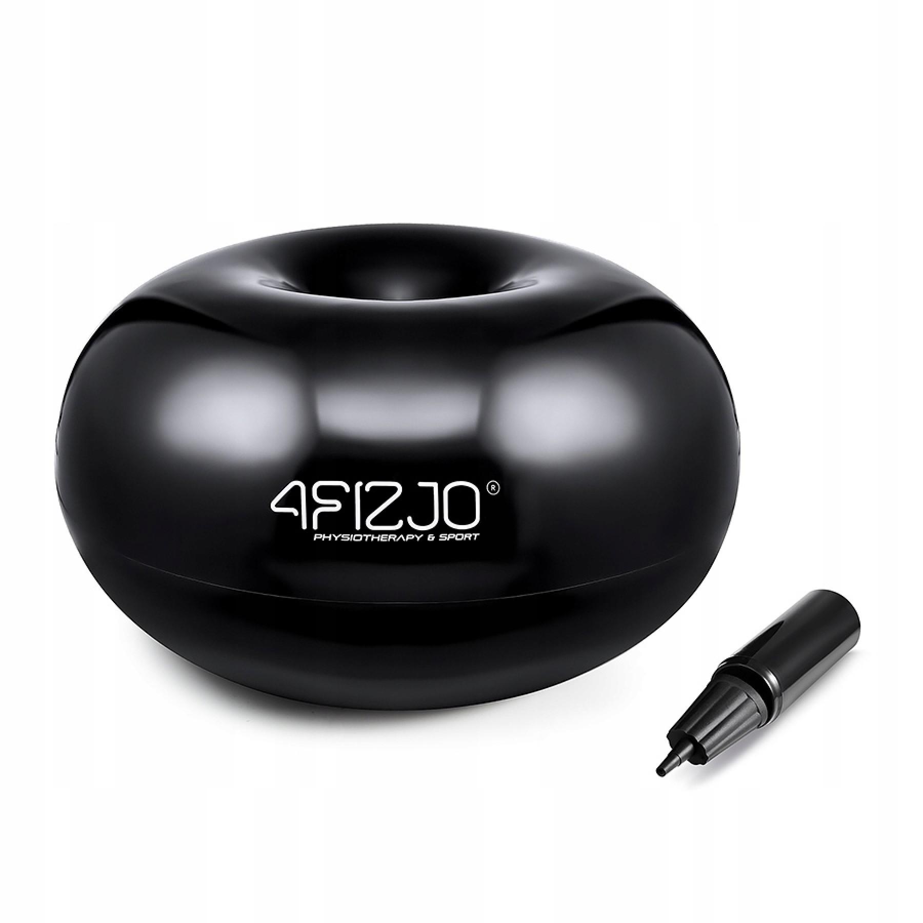 Мяч для фитнеса (пончик) 4FIZJO Air Ball Donut 50 x 27 см Anti-Burst ...