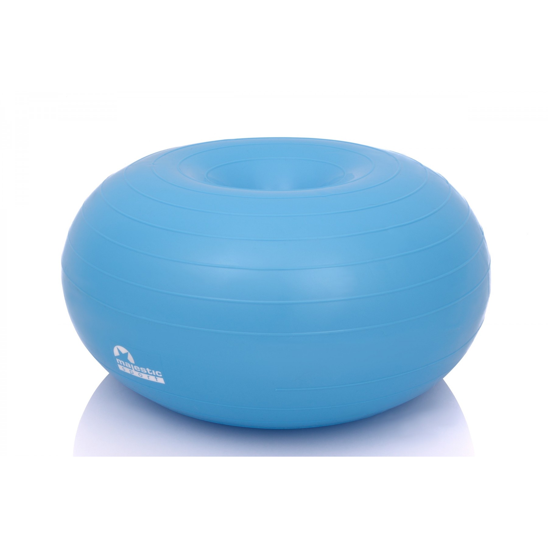 Мяч для фитнеса (пончик) Majestic Sport Air Ball Donut 50 x 28 см Anti ...