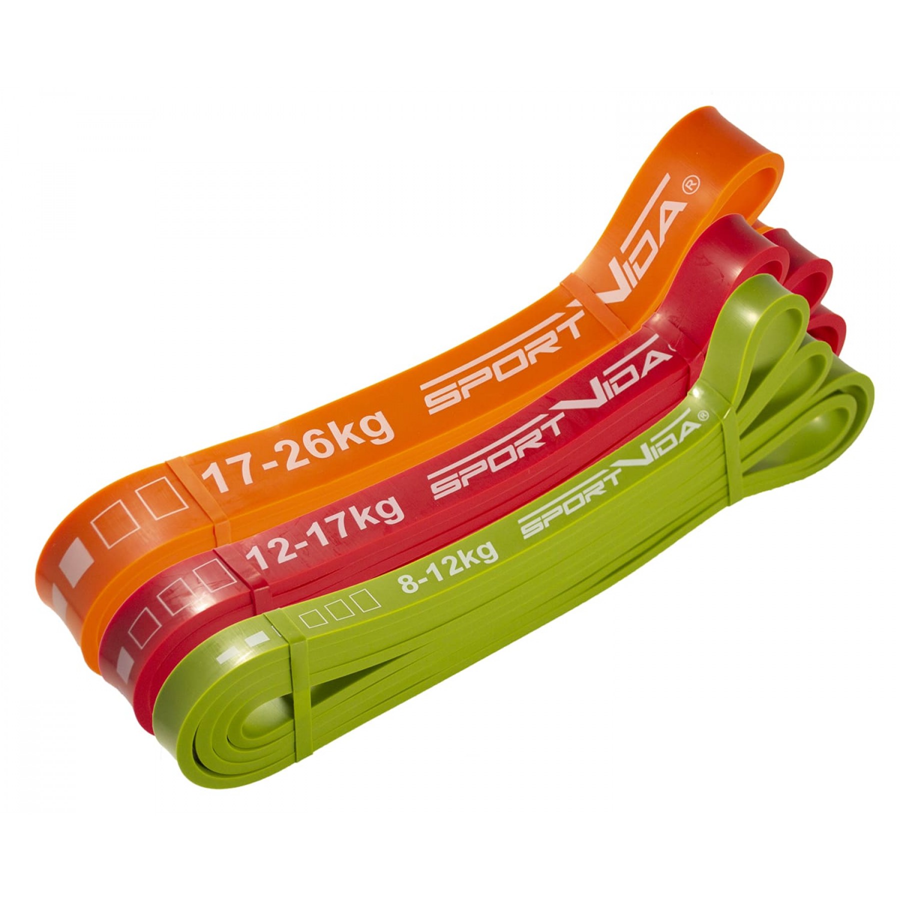 Эспандер-петля (резина для фитнеса и спорта) SportVida Power Band 3 шт ...