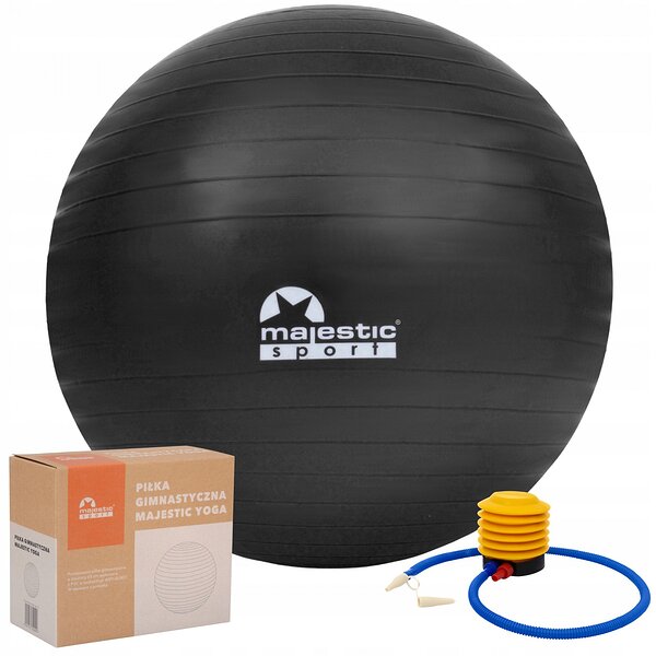 М'яч для фітнесу (фітбол) Majestic Sport 65 см Anti-Burst GVP5028/K S49-3717