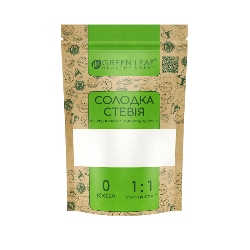Сладкая Стевия GREEN LEAF (1:1) 300г - купить в Киеве и Украине | Цена ...